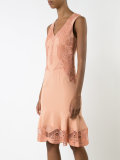 lace inserts dress