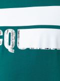 stripe logo print T-shirt