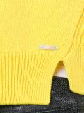 skinny side slit cardigan