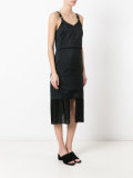 under panel pleated dress