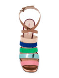 strappy block heel sandals 