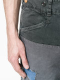 Assembled Jeans with Patchwork Detailing 