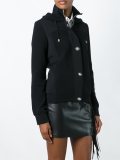 hooded panel jacket 