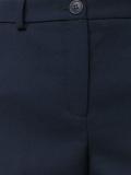 oversized hem slim fit trousers