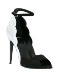 colour block sandals