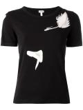 mushroom print T-shirt