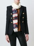 floral striped printed scarf