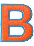 'B' sticker