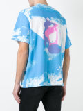 postcard print T-shirt