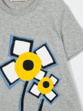 flower print T-shirt