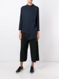'Uzo' asymmetric blouse