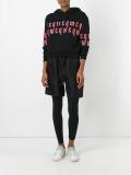 text print hoodie