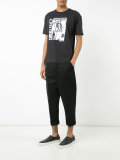 surfer print T-shirt