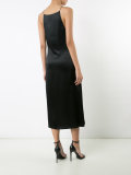 strappy plunge dress