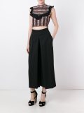 embroidered cropped top