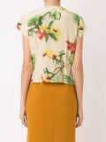 short sleeve floral blouse