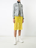 Floral Lace Midi Skirt