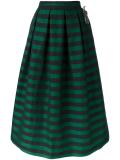 embellished striped skirt
