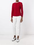textured button down cardigan