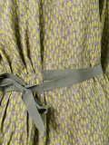 printed belted blouse