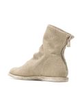 zipped flat boots