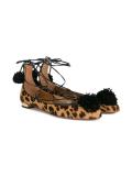 leopard print calf hair 'Sunshine' ballerinas