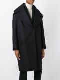 single button mid coat
