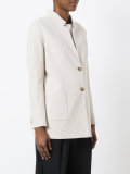 long length, single breasted blazer