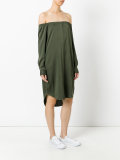 off-shoulder dress