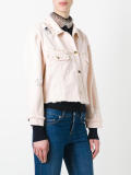 oversized studs denim jacket