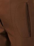 pleated flared trousers