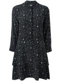 stars print shift dress