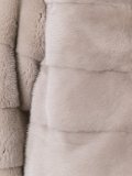 hooded fur coat