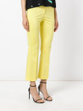 kick flare tailored trousers