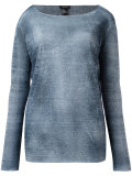 blurry stripes jumper