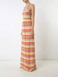 striped maxi dress