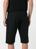drawstring printed bermuda shorts