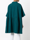 cropped sleeves coat