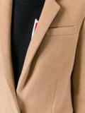 welt pockets mid coat