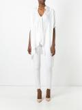 draped blouse