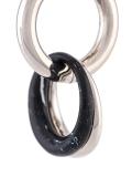 hoop linked earrings