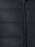 collar detail padded coat