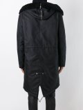 fur trimmed hood parka