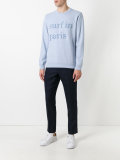slogan front sweatshirt