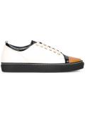 three-tone sneakers