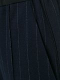 pinstripe wide-legged trousers