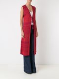 long knit waistcoat