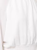 ruffled blouse