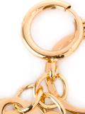 key & heart keyring