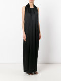 sleeveless long dress
